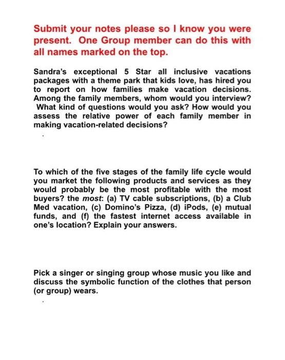 Minimum 2000 words. Submit your notes please so I