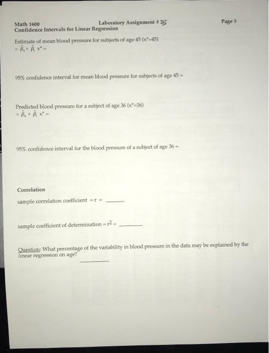 Math 1600 Laboratory Assignment 25 Page 2 The