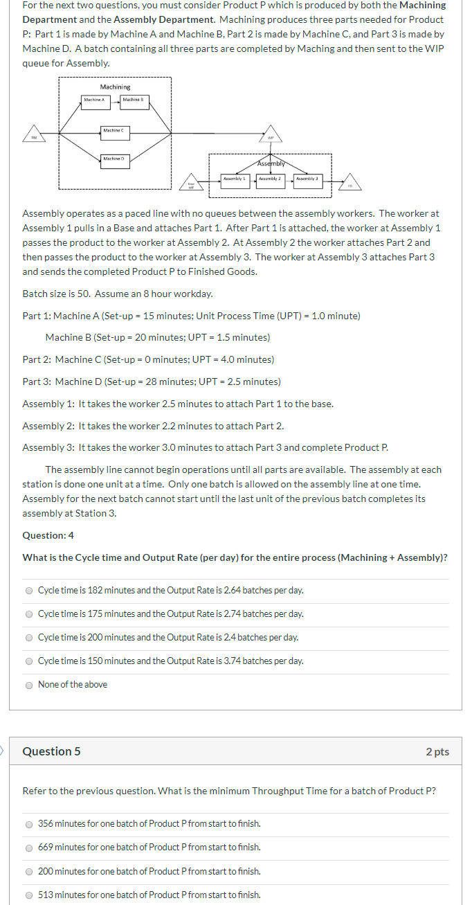 Need answer and step for question 5 For the next