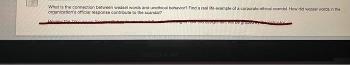 What is the connection between weasel words and