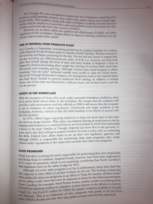 Q2. Would a state inspection of the Imperial