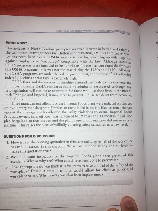 Q2. Would a state inspection of the Imperial