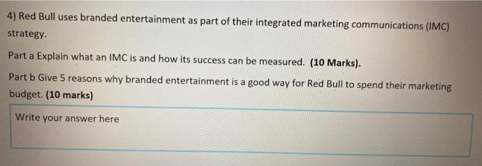 4) Red Bull uses branded entertainment as part of