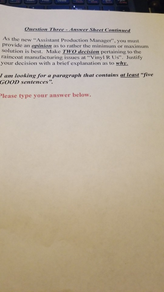 please check answer and answer last question