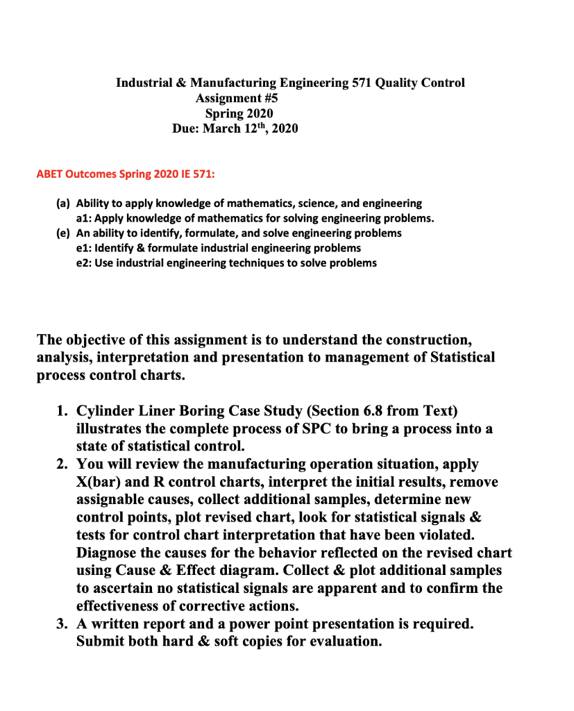 Quality control Industrial & Manufacturing