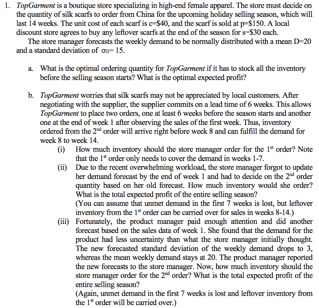 1. TopGarment is a boutique store specializing in