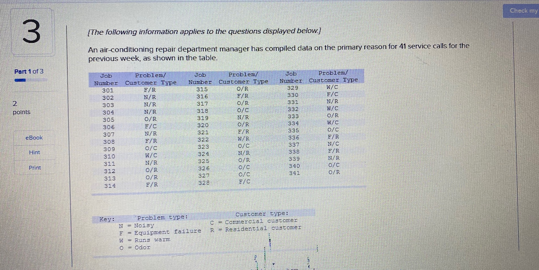 3 Required information Part 1 of 3 a. Using the