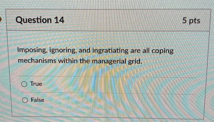 Imposing, ignoring, and ingratiating are all