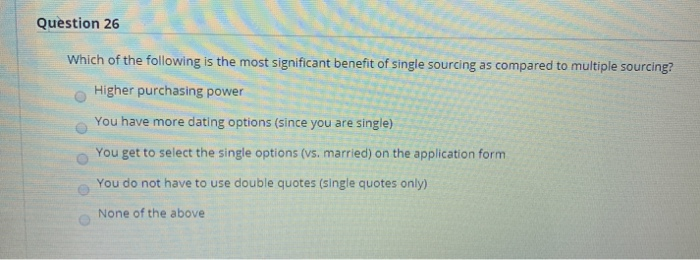 Question 25 Logistics companies are hardly