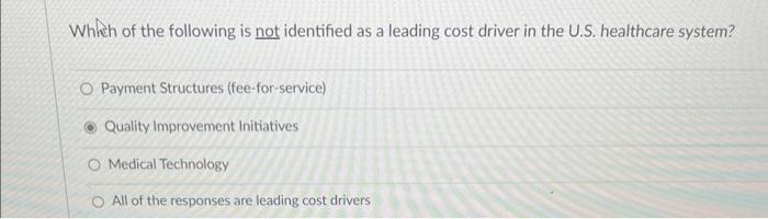 Which of the following is not identified as a