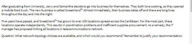 a After graduating from University, Jerry and