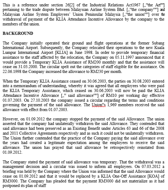 Q1. Discuss the reason(s) why MASEU claim is