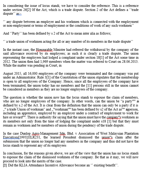 Q1. Discuss the reason(s) why MASEU claim is