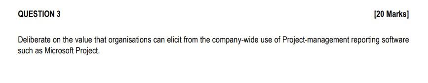 Deliberate on the value that organisations can