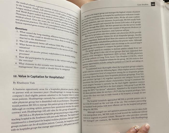 CASE STUDY II Value in Capitation for