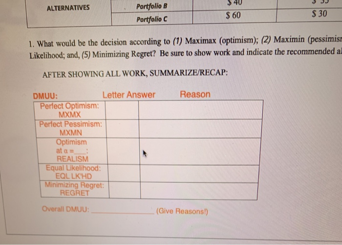 DMUU : PRACTICE 2: A stock market advisory