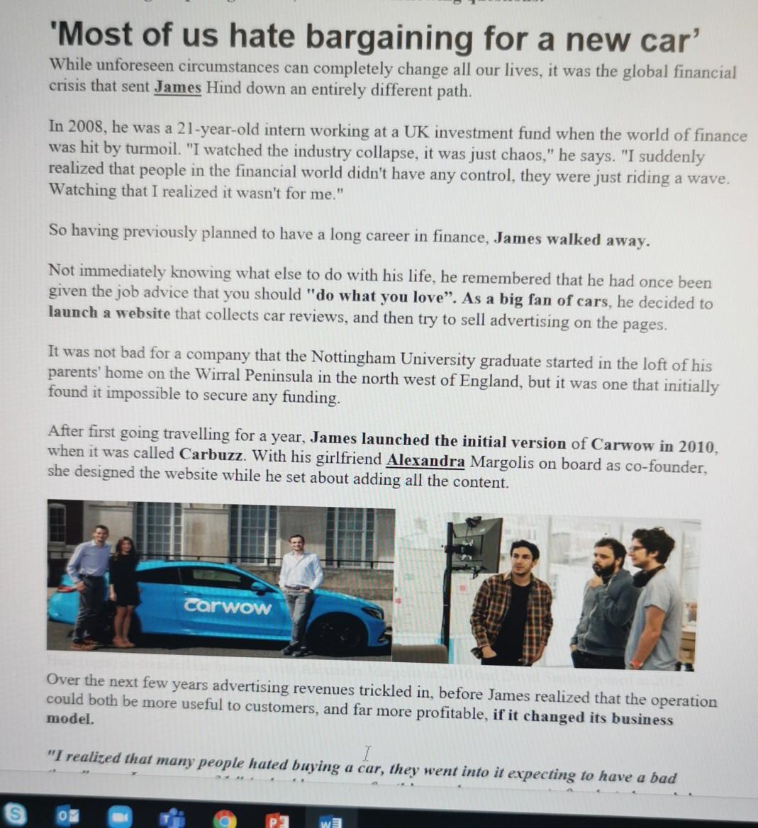 'Most of us hate bargaining for a new car' While unforeseen circumstances