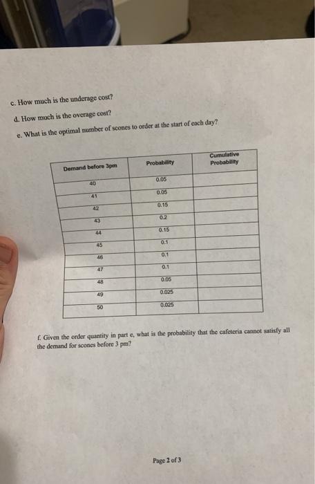 E 3310: Homework Assignment (return before