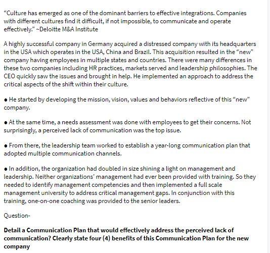 "Culture has emerged as one of the dominant