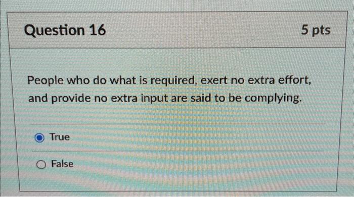 People who do what is required, exert no extra