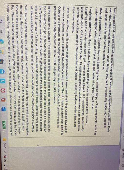 Supply Chain Challenges A supply chain consists