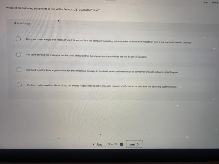 Help Seve Which of the following statements is