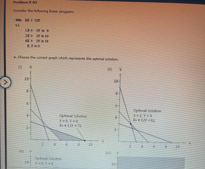 please bold answer Problem 8-03 Consider the