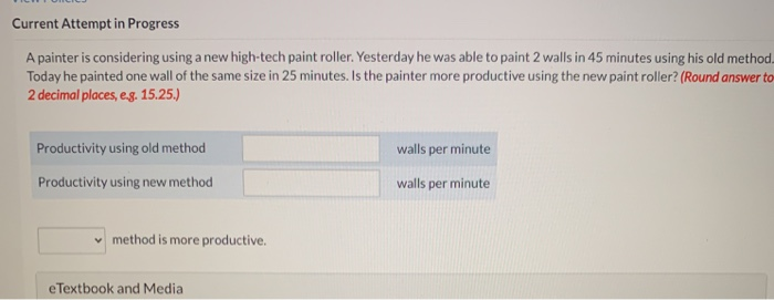 Current Attempt in Progress A painter is