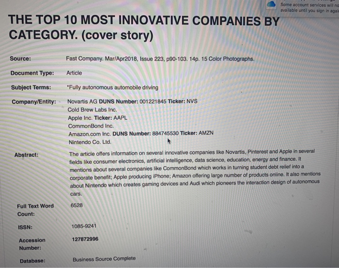 Article Discussion Topic: Chapter 15 of your text