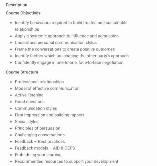 Name of Career Learning Experience: Communicating