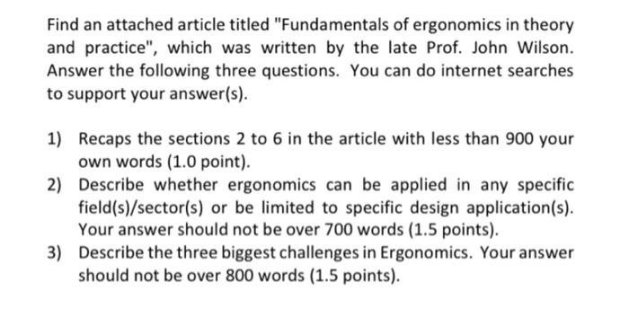 Find an attached article titled "Fundamentals of