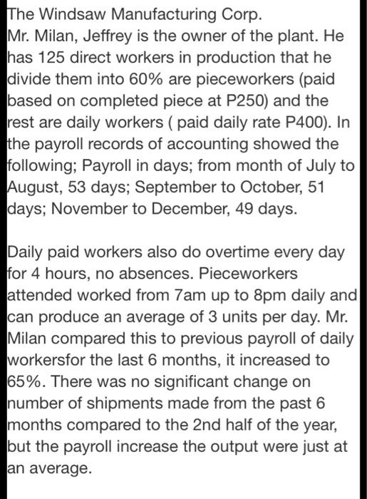 Question: How much is the total payroll per group