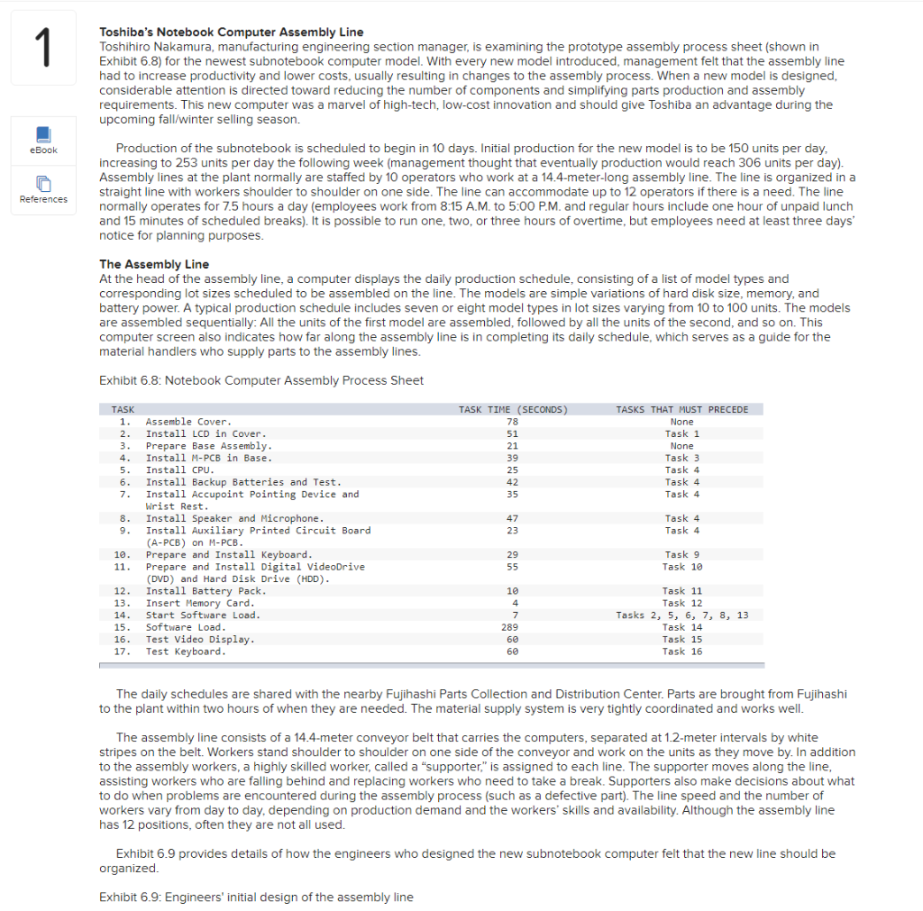 Toshiba's Notebook Computer Assembly Line 1