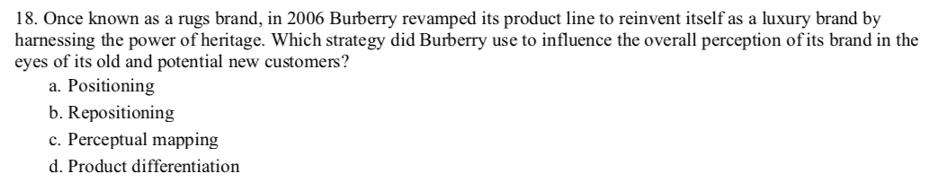 4. Which statement is true of the factors