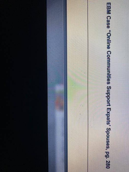 I need report and presentation on topic, EBM Case