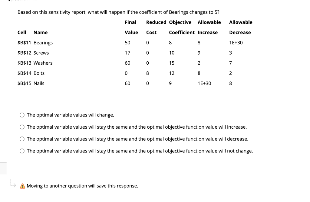 1. If there are multiple solutions to a linear