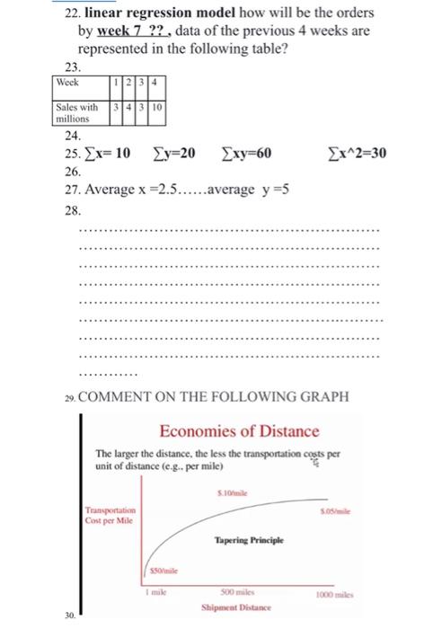 22. linear regression model how will be the