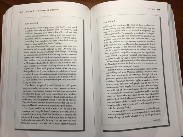 needs answers for discussion questions from the