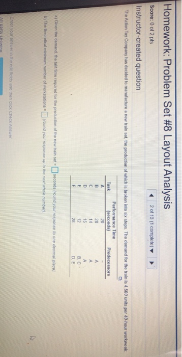 Homework: Problem Set #8 Layout Analysis Score: 0