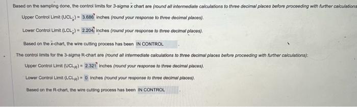 3ampling 4 pieces of precision-cut wire (to be