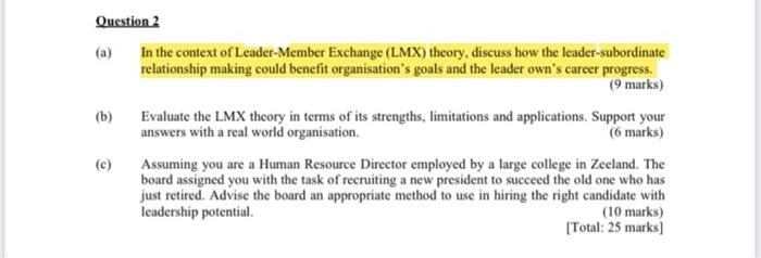 Leader - member exchange ( LMX )+ theory and
