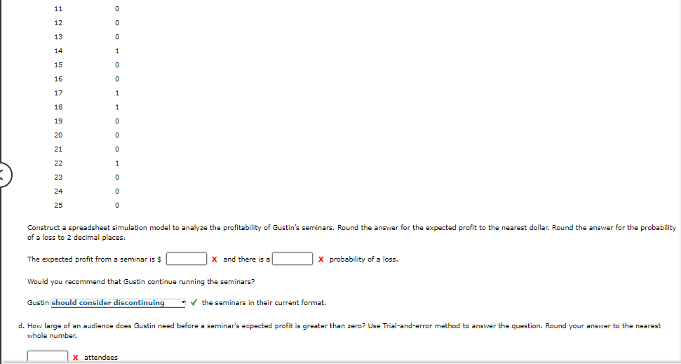 there is a 0.01 probability that he/she will open