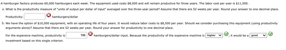 A hamburger factory produces 60,000 hamburgers