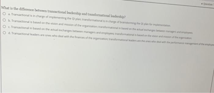 What is the difference between transactional