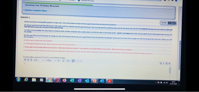 Remaining Time: 41 min 00seconde estion Completa