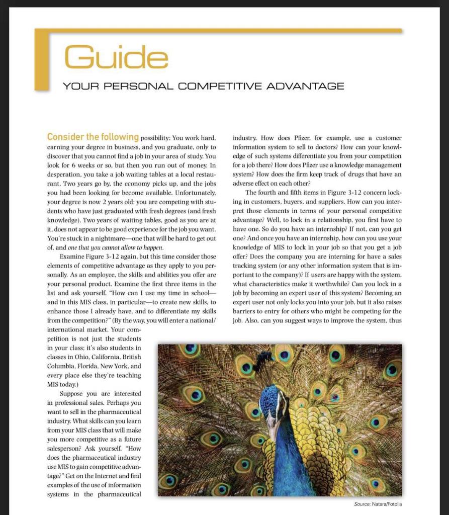 Guide YOUR PERSONAL COMPETITIVE ADVANTAGE