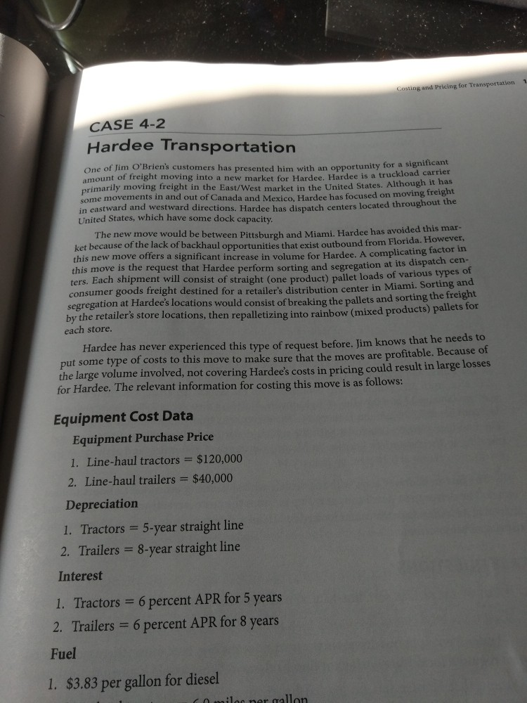create a document or spreadchet with a table.