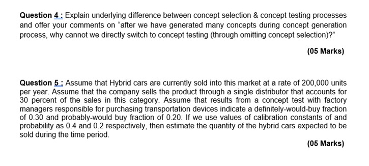 Question 4: Explain underlying difference between