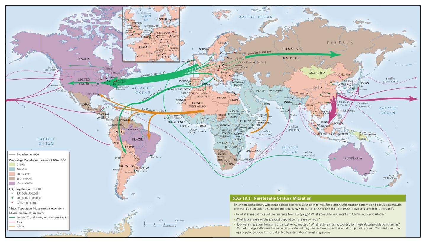 Using the Map 18.01, answer the following