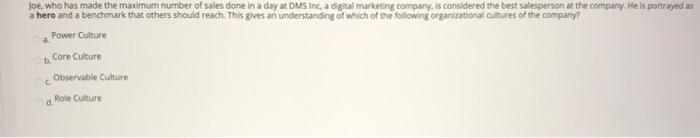 Joe who has made the maximum number of sales done